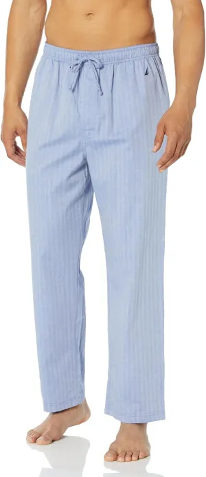 Nautica Men's Soft Woven 100% Cotton Elastic Waistband Sleep Pajama Pant