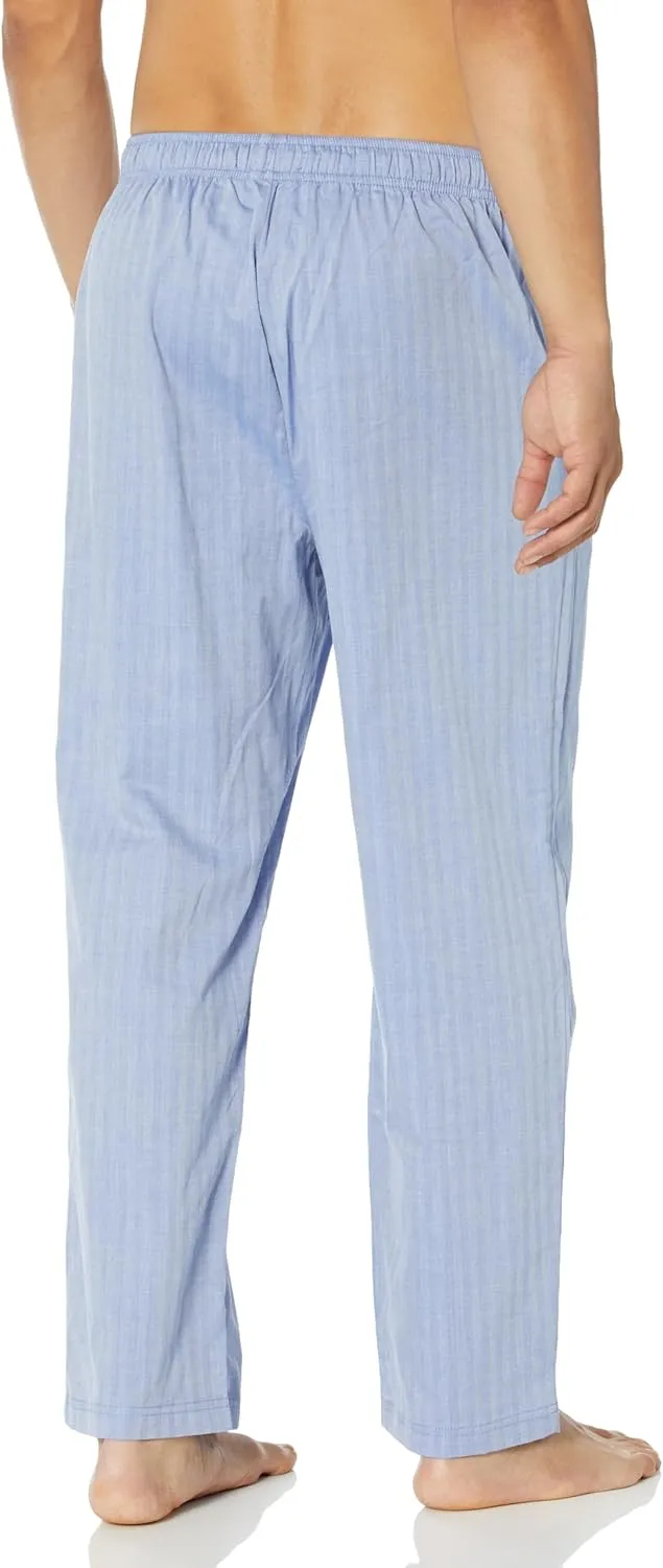 Nautica Men's Soft Woven 100% Cotton Elastic Waistband Sleep Pajama Pant
