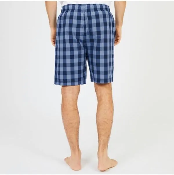 Nautica Men's Soft Woven 100% Cotton Elastic Waistband Sleep Pajama Short