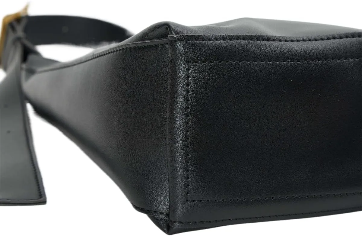 NEBIL Leather Bucket Bags For Women,Slouchy Shoulder Bag Purses Hobo Tote Bags with Wallet