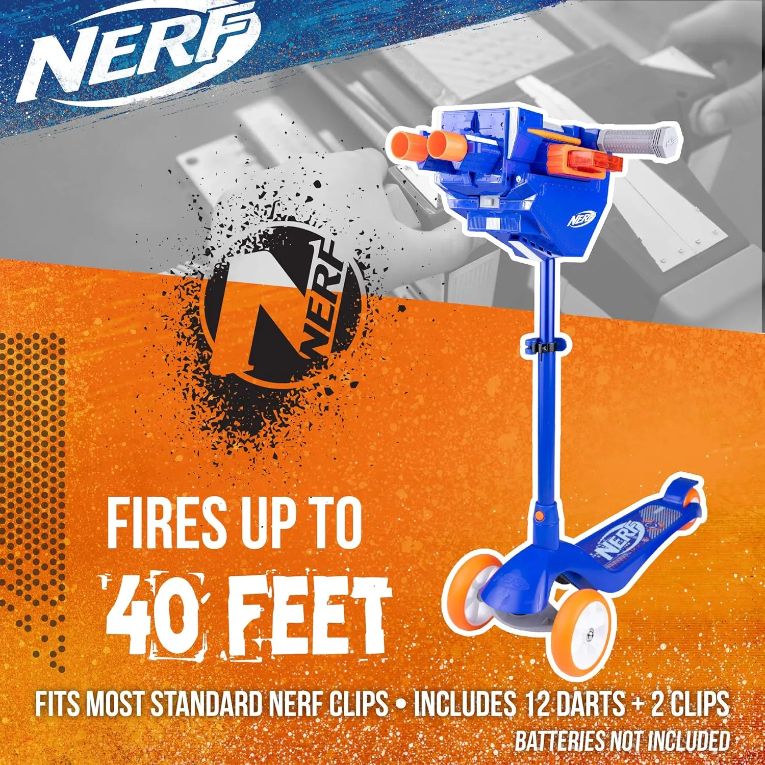 NERF Kick Scooter for Kids