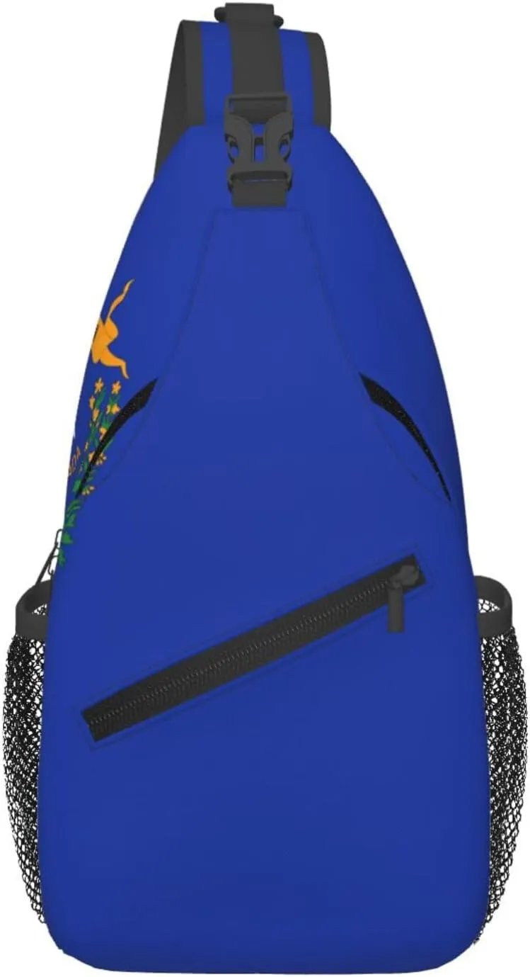 Nevada State Flag Foldie Crossbody Bag for Men and Women - Durable and Functional Anti Theft Crossbody Bags