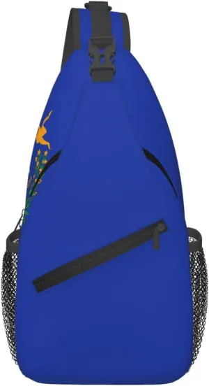 Nevada State Flag Foldie Crossbody Bag for Men and Women - Durable and Functional Anti Theft Crossbody Bags