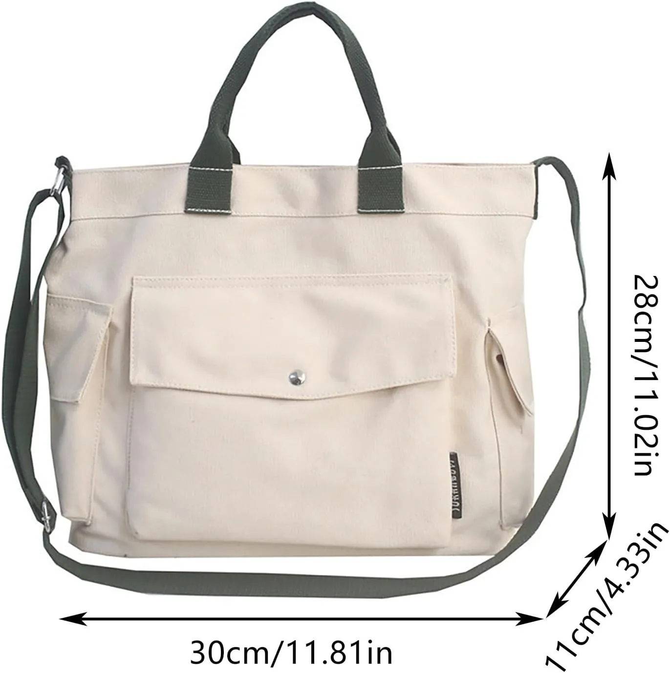 New Canvas Solid Color Simple Fashion One Shoulder Messenger Bag Bag for Men Shoulder Bags (Yellow, One Size)