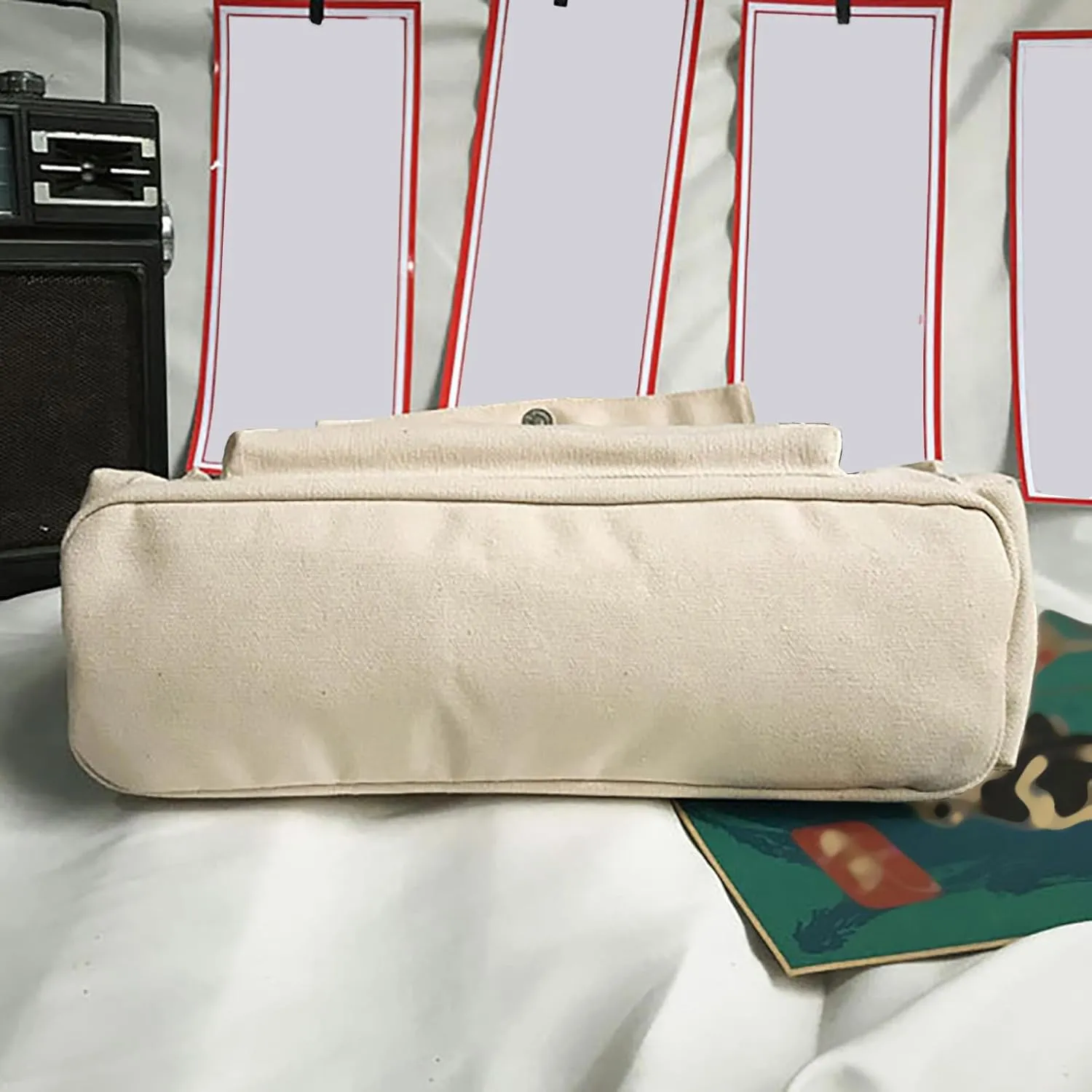 New Canvas Solid Color Simple Fashion One Shoulder Messenger Bag Bag for Men Shoulder Bags (Yellow, One Size)