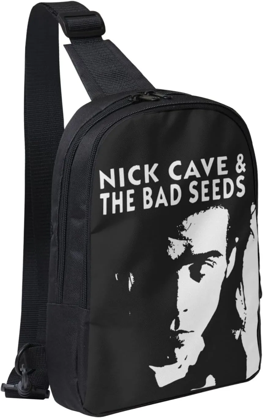 Nick Music Cave Crossbody Bag for Women Men Travel Small Shoulder Bags Waterproof Sling Backpack
