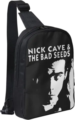 Nick Music Cave Crossbody Bag for Women Men Travel Small Shoulder Bags Waterproof Sling Backpack