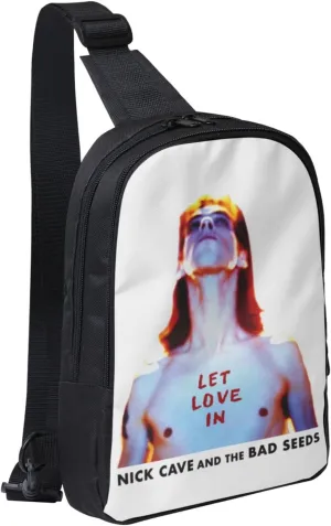 Nick Music Cave Crossbody Bag for Women Men Travel Small Shoulder Bags Waterproof Sling Backpack