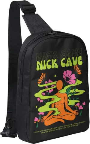 Nick Music Cave Crossbody Bag for Women Men Travel Small Shoulder Bags Waterproof Sling Backpack