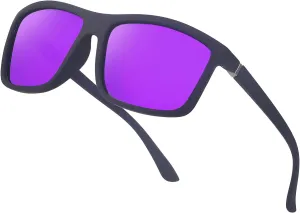 NIEEPA Men's Sports Polarized Sunglasses Square Frame Glasses NP1007