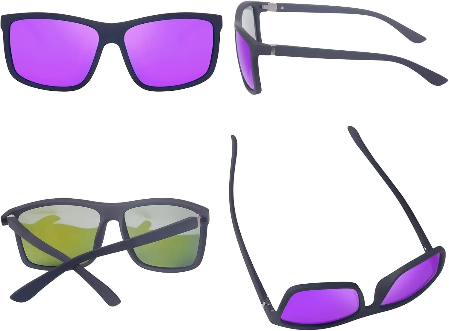 NIEEPA Men's Sports Polarized Sunglasses Square Frame Glasses NP1007