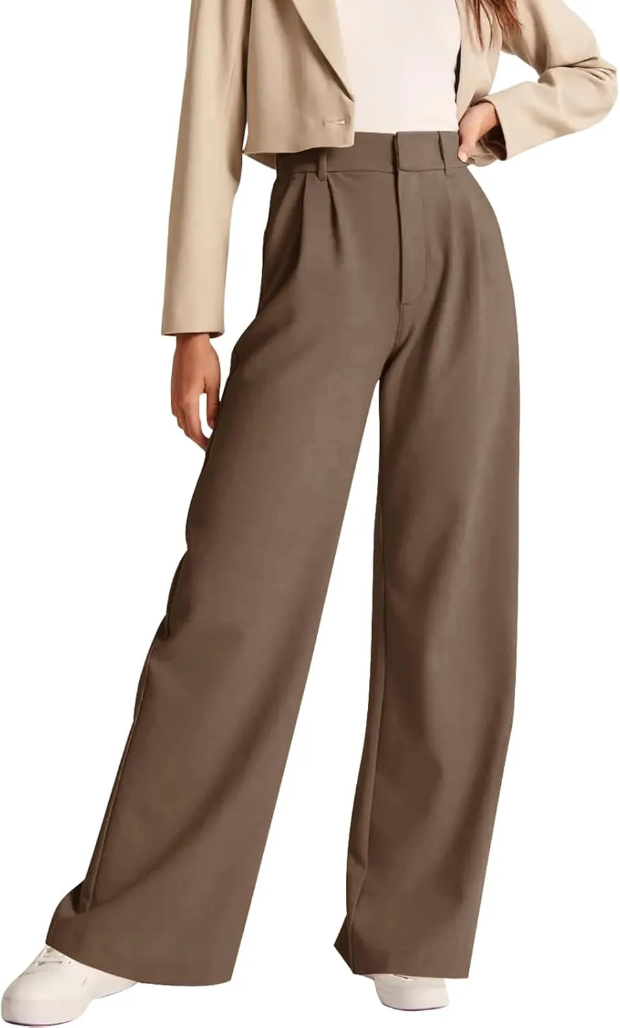 NIMIN High Waisted Work Pants for Women Business Casual Outfits 2025 Office Dress Pants Trousers with Pockets