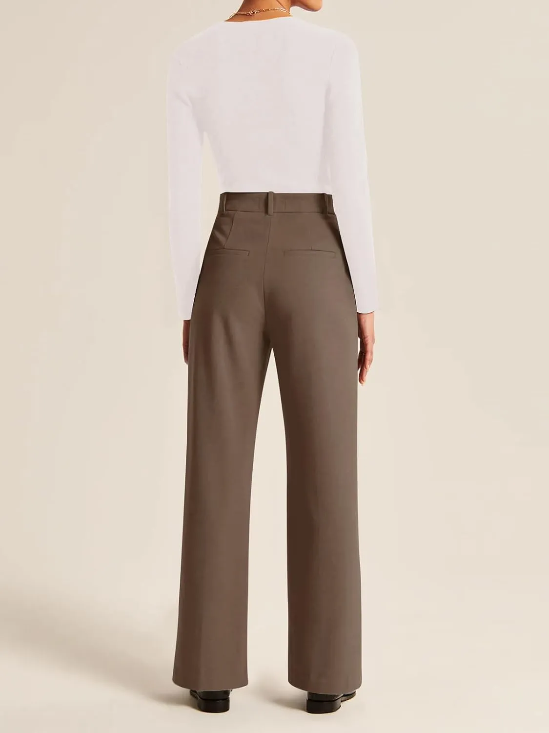 NIMIN High Waisted Work Pants for Women Business Casual Outfits 2025 Office Dress Pants Trousers with Pockets
