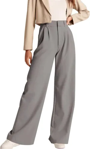 NIMIN High Waisted Work Pants for Women Business Casual Outfits 2025 Office Dress Pants Trousers with Pockets