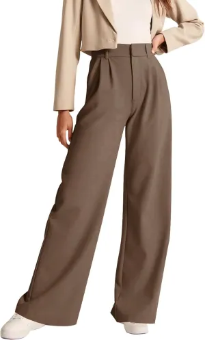 NIMIN High Waisted Work Pants for Women Business Casual Outfits 2025 Office Dress Pants Trousers with Pockets