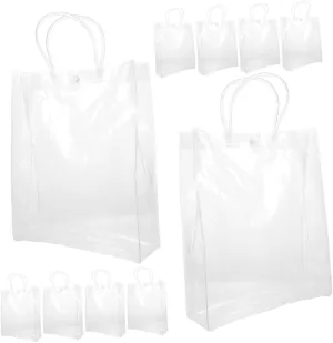 NOLITOY 10pcs Portable Present Bag Tote Bags Reusable Wrapping Bags for Shopping Packaging