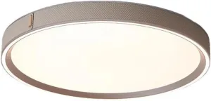 Nordic Light Luxury LED Ceiling Light Simple Bedroom Ceiling Lamp Study Minimalist Living Room Flat Ceiling Lighting Modern Round Close to Ceiling Lights Fixtures for Living Room Office