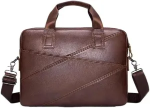 Nordic Men's Briefcase Business Handbag Shoulder Messenger Bag for Office Commute