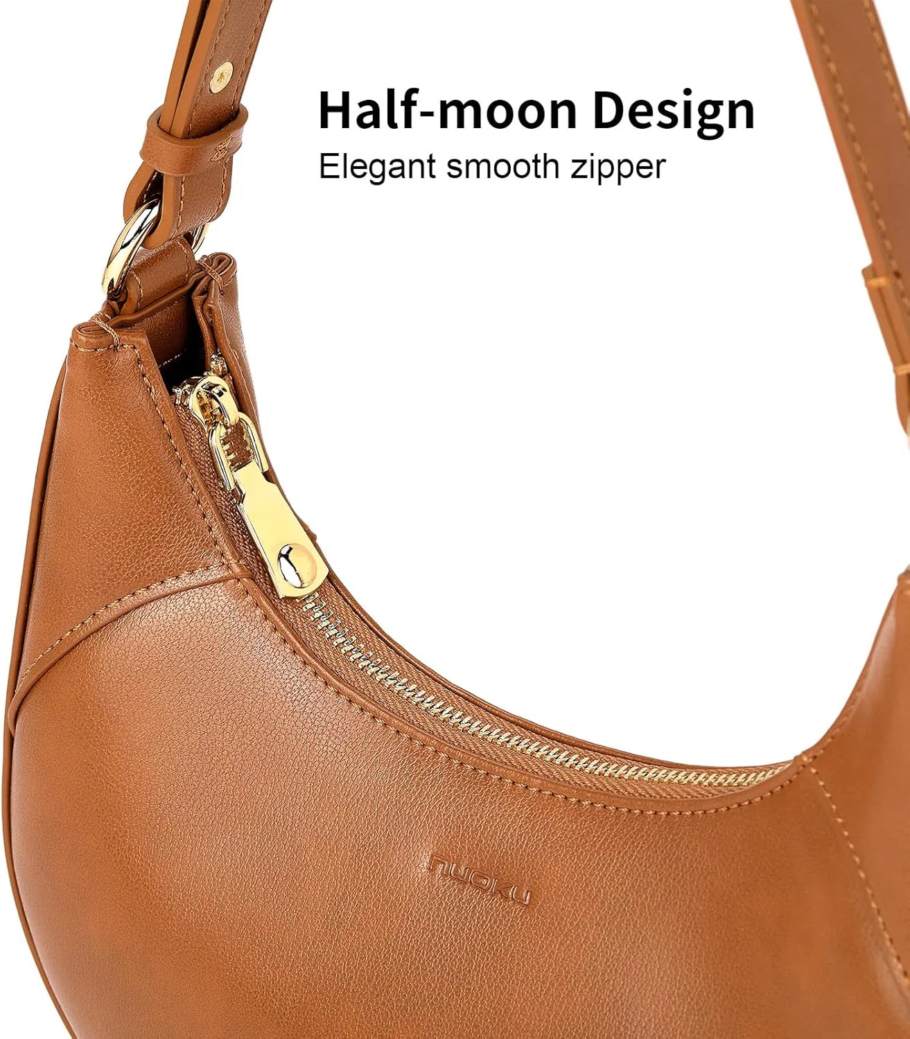 nuoku Hobo & Crescent Bags - Designer Handbags for Women