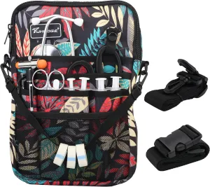 Nurse Fanny Pack with Tape Holder, Nurse Pocket Organizer for Medical Professionals，12 Pockets Nurse Waist Bag（THHS-KB-DaShuYe）