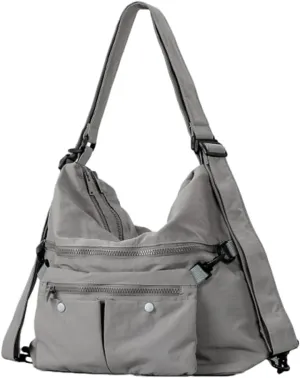 Nylon Crossbody Bags for Women Lightweight Backpacks for Women Tote Bag with Coin Purse Shoulder Bag Hobo Bag Handbag