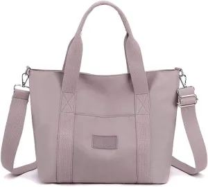 Nylon Tote Bag for Women Waterproof Cross Body Handbags Purses with Zipper Pocket Shoulder Bag Ladies Casual Satchel