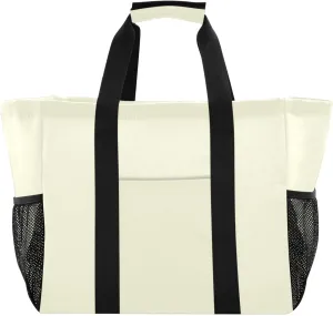 ODAWA Women Light Yellow Beach Tote Bag, Gym and Travel Tote with Handle with Open Handles