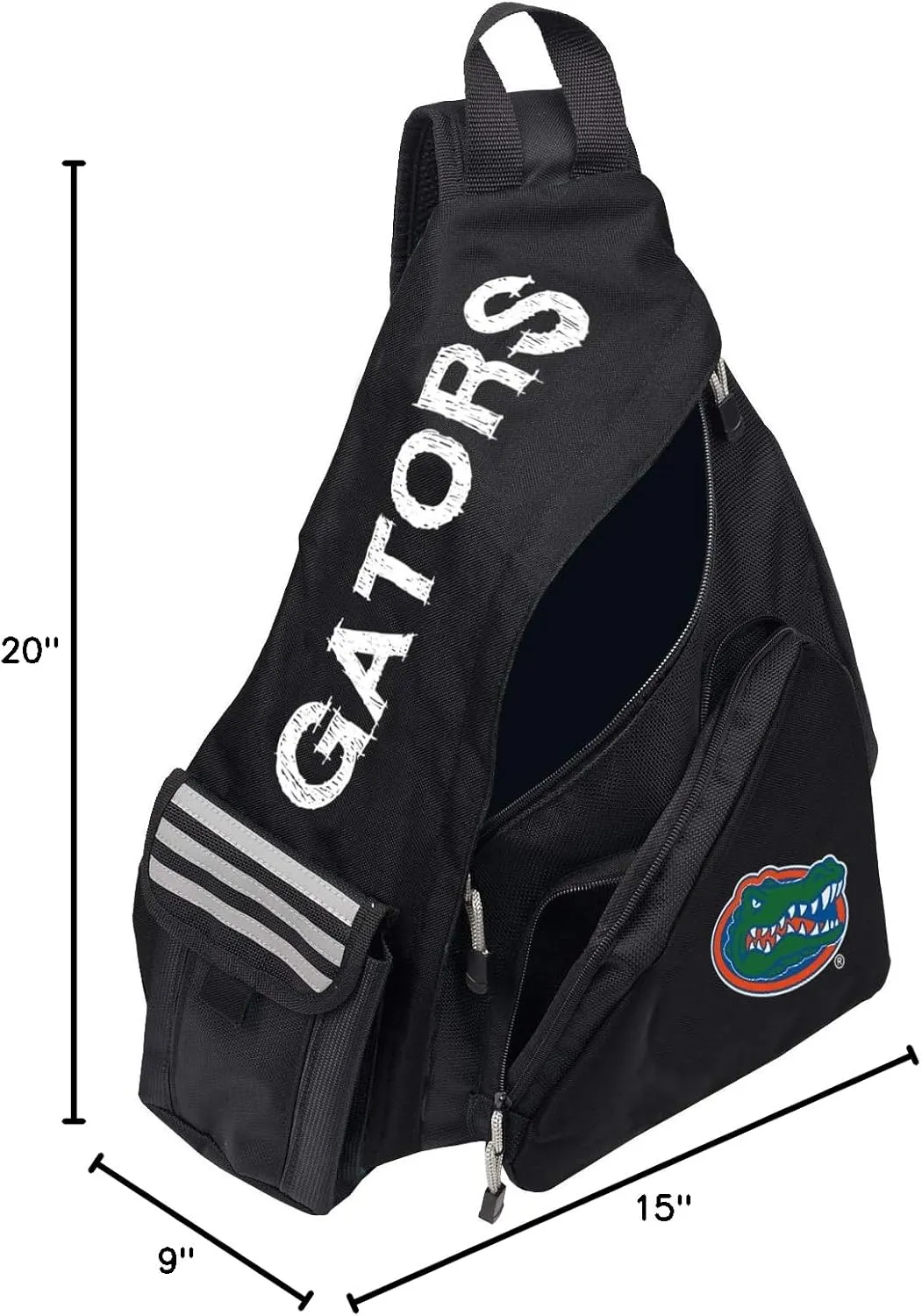 Officially Licensed NCAA "Leadoff" Slingbag, Multi Color, 20"