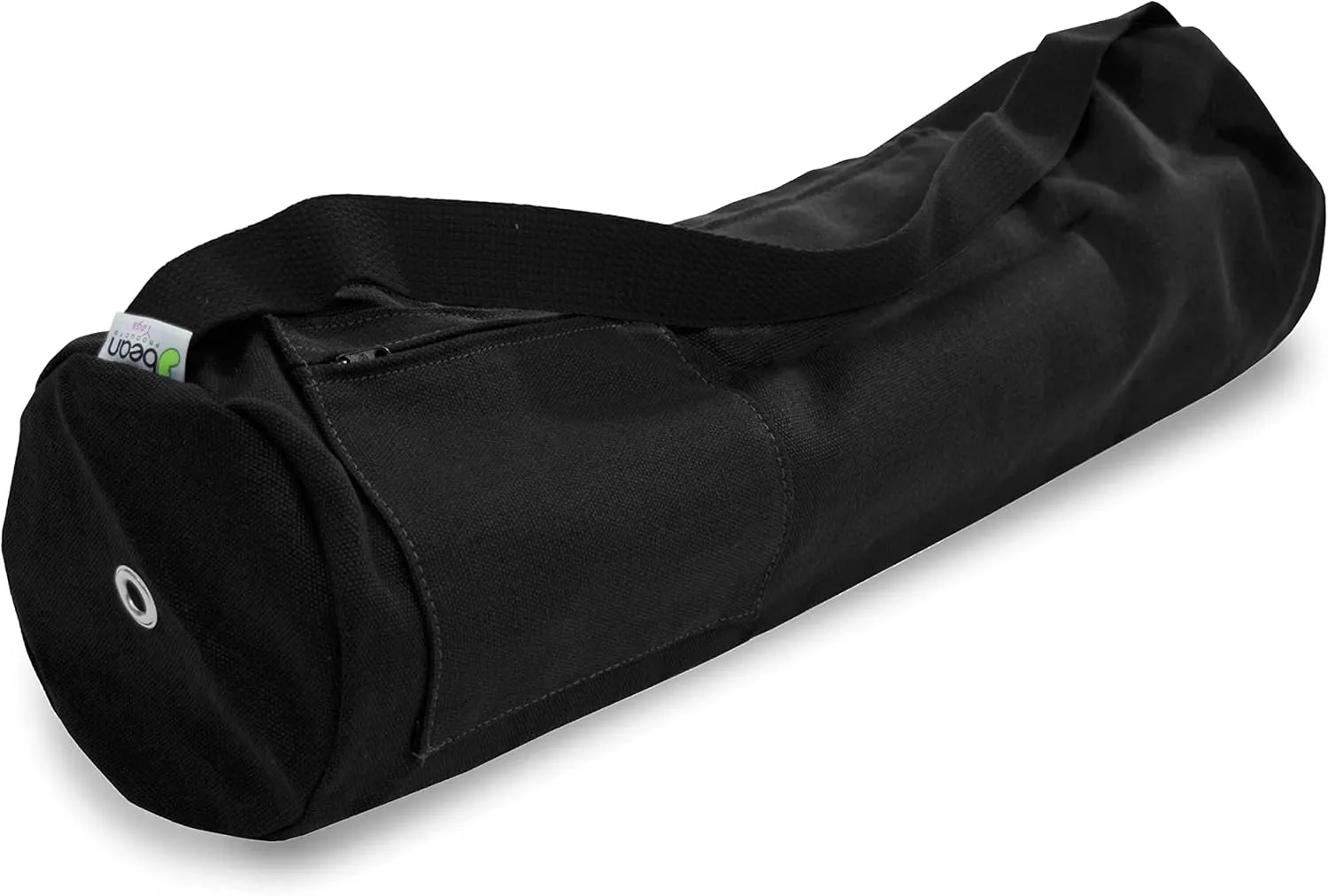 Organic Hemp Mat Bags - 8" round x 32" long - Easy Open Zipper - Extra Large - (fits Manduka   Jade) - Made in USA
