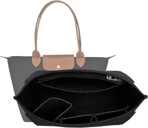 Organizer compatible with Longchamp Tote Bag,Storage & Finishing Inner Bag, Insert for Extra Handbag Inner Shaper