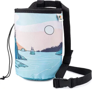 OSO Supply - Climbing Chalk Bag for Adults and Kids, Drawstring Closure, Adjustable Waist Belt, Indoor/Outdoor Training, Rock Climbing, Bouldering or Weightlifting