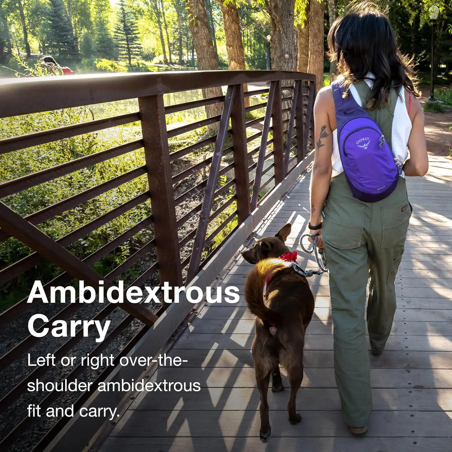 Osprey Daylite Shoulder Sling Bag, Magma Brown/Tungsten