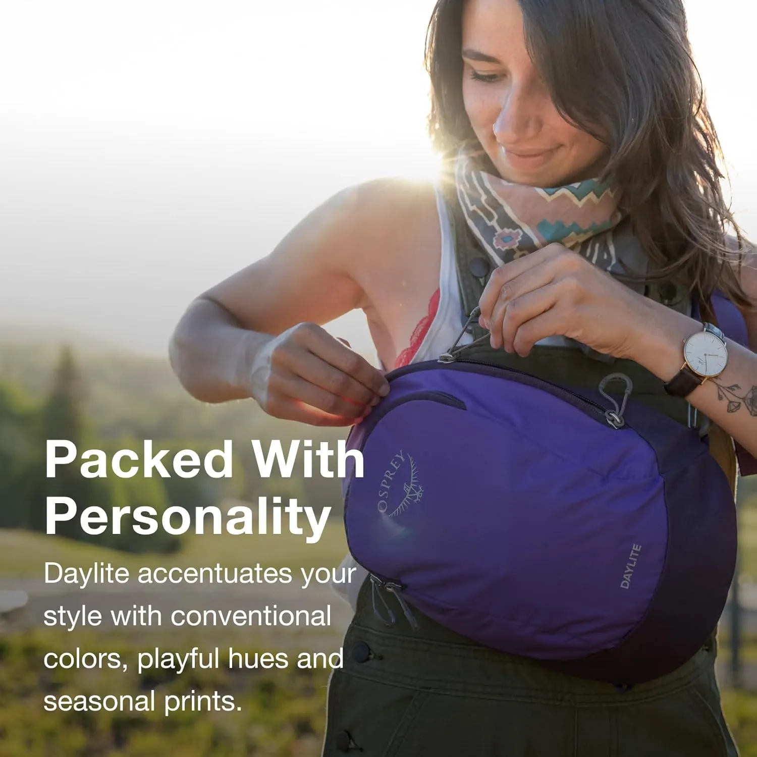Osprey Daylite Shoulder Sling Bag, Magma Brown/Tungsten
