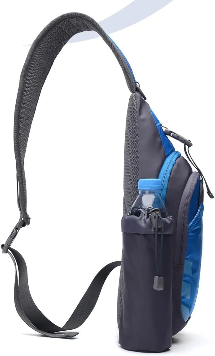 Outdoor Sports Kettle Chest Bags Men And Women Sports Multifunctional Riding Single Shoulder Bag (Blue, One Size)