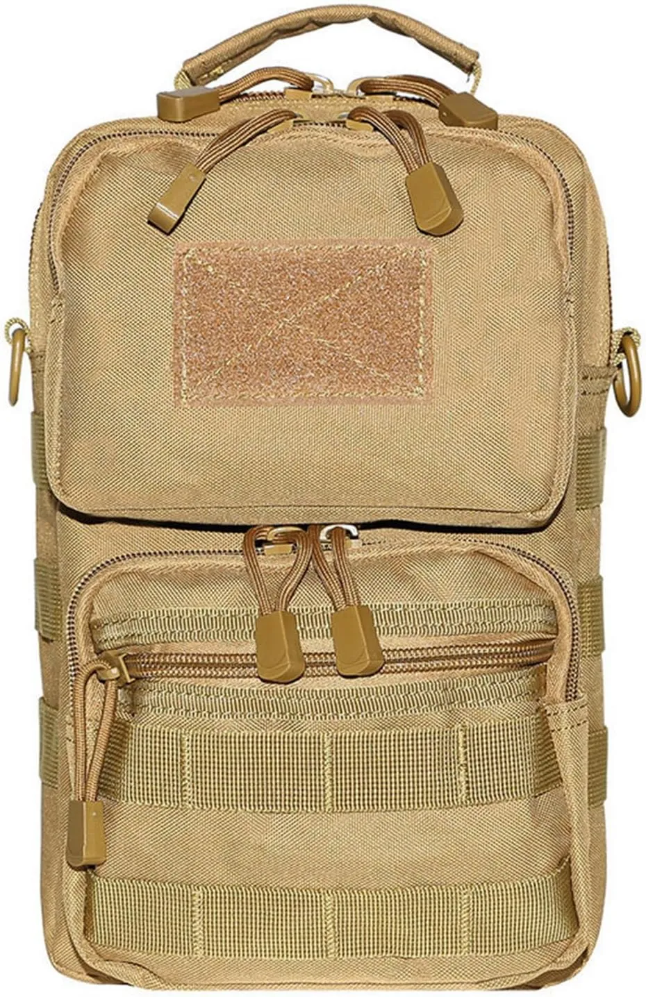 Outdoor tactical waist bag crossbody bag military fan equipment camouflage shoulder bag,khaki