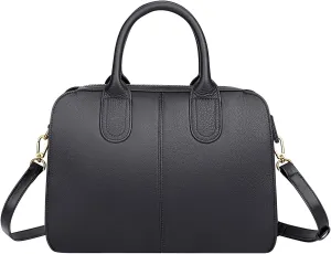 Over Earth Genuine Leather Satchel Handbags for Women Soft Top Handle Shoulder Bags Casual Crossbody Purses