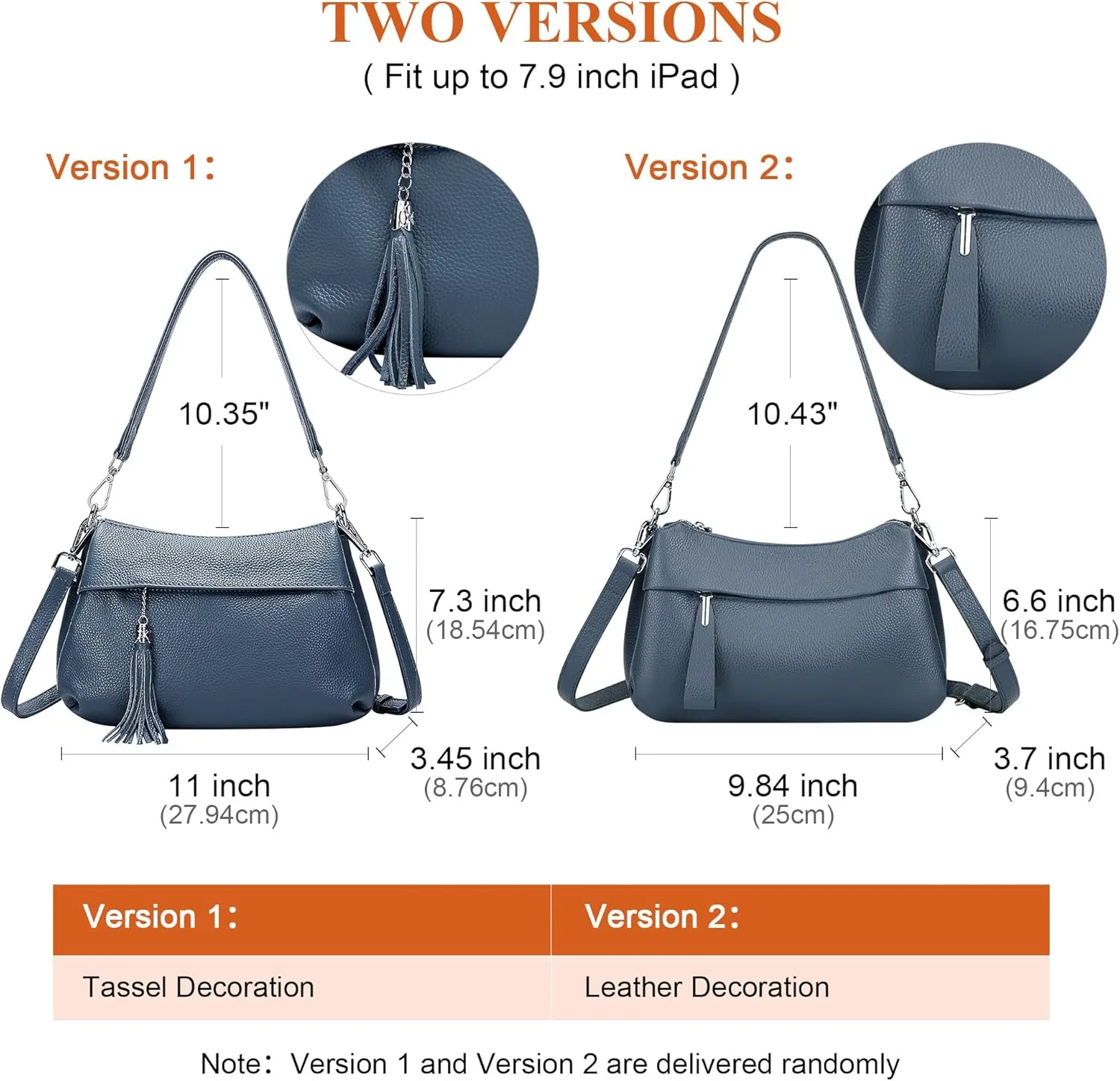 Over Earth Leather Handbags for Women Small Hobo Shoulder Bag Ladies Crossbody Purse
