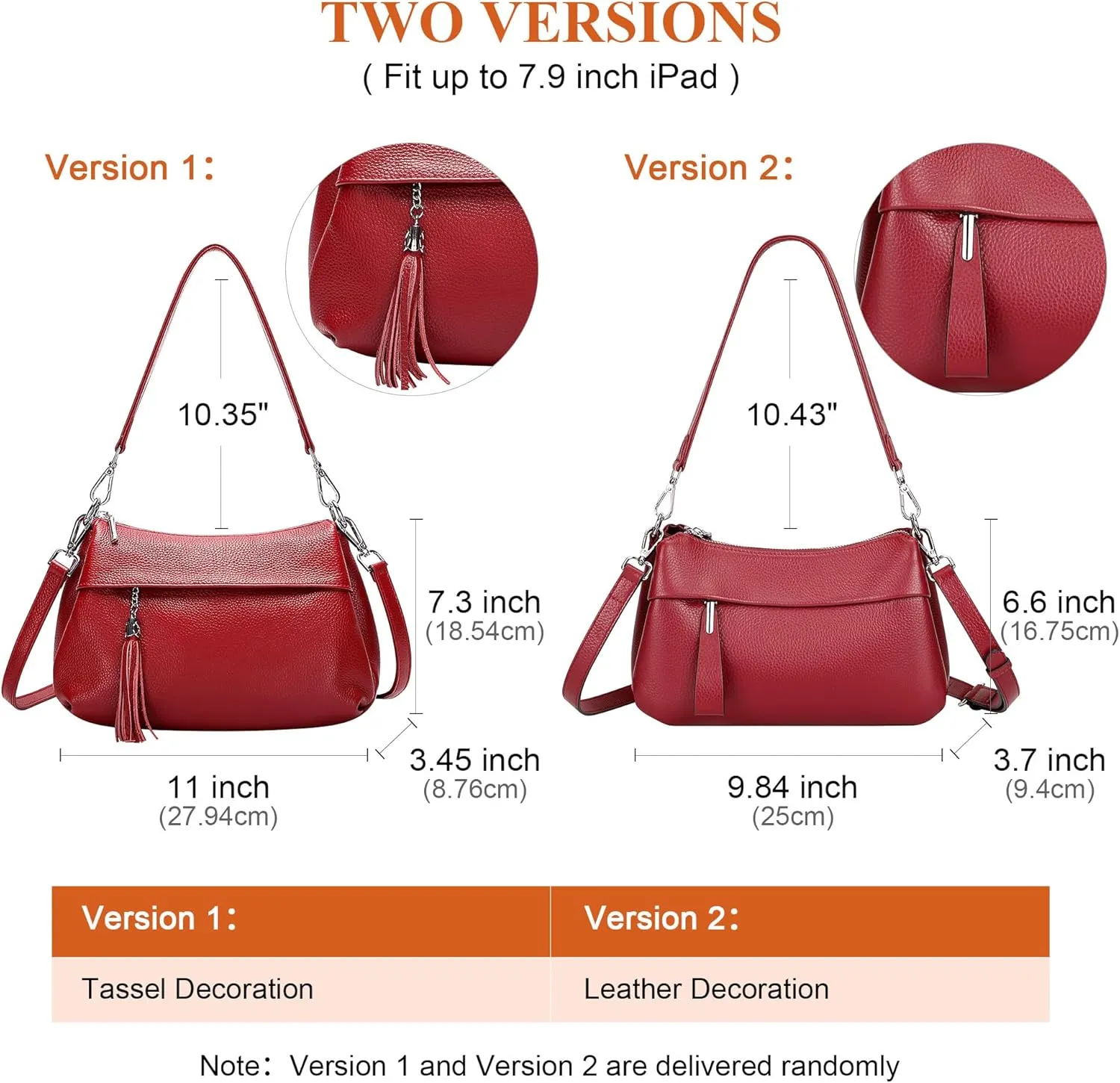 Over Earth Leather Handbags for Women Small Hobo Shoulder Bag Ladies Crossbody Purse