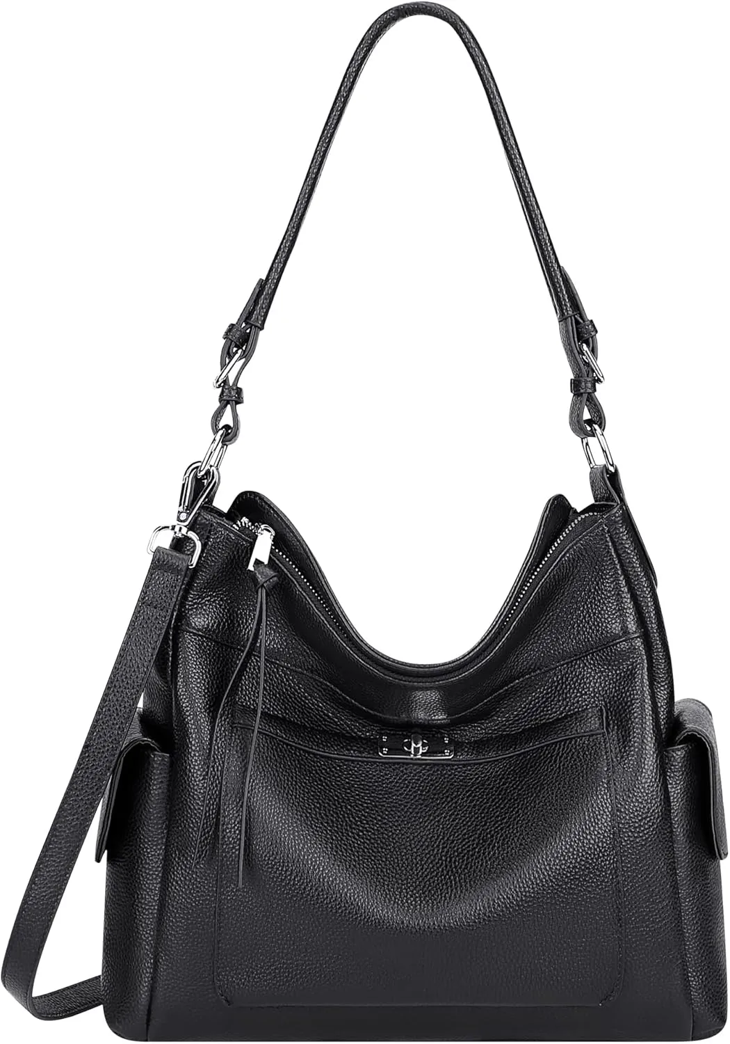 Over Earth Leather Hobo Purses and Handbags for Women Ladies Shoulder Crossbody Purse