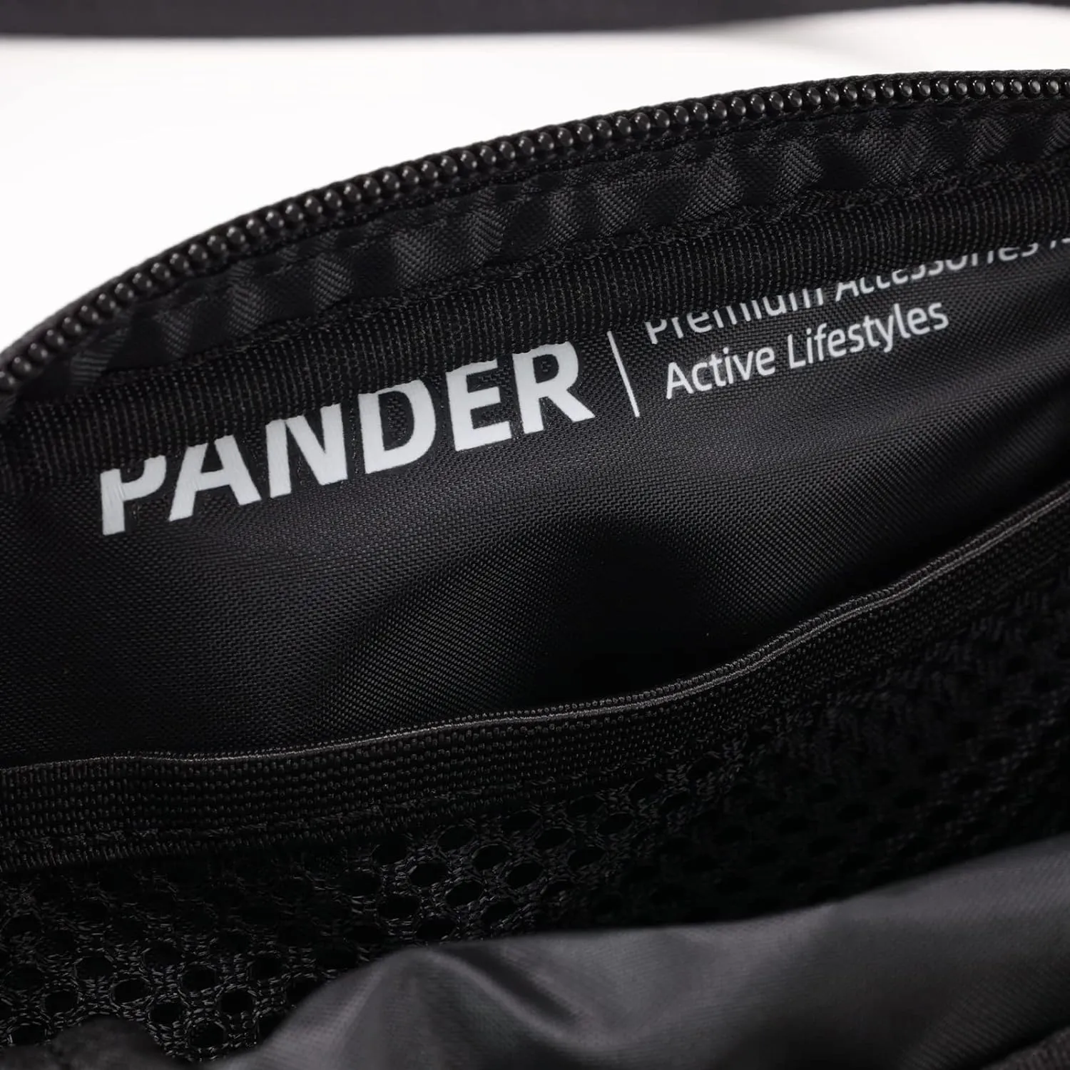 Pander Mini Belt Bag – Ultra Compact, Fits 6.7” Phone, Lipstick, Earbuds, Essentials, Small Crossbody Waist Purse, Black Onyx