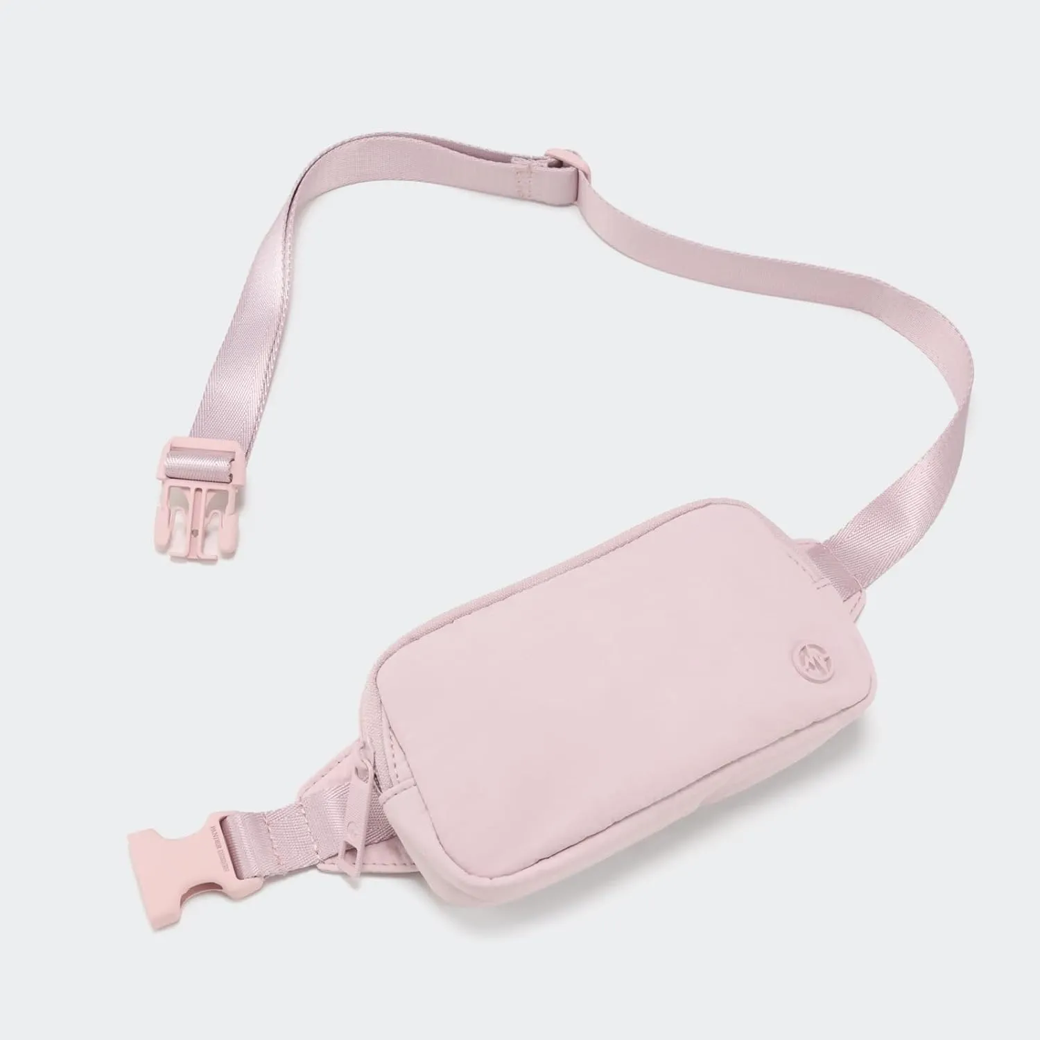 Pander Mini Belt Bag – Ultra Compact, Fits 6.7” Phone, Lipstick, Earbuds, Essentials, Small Crossbody Waist Purse, Pink