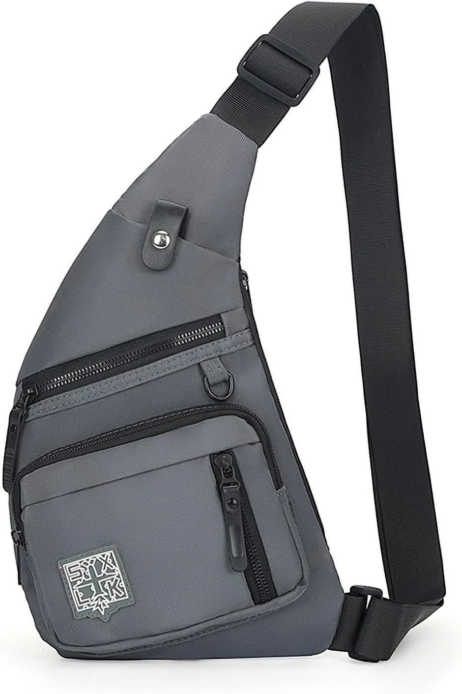 Peicees Small Sling Bag For Men Women Crossbody Man Purse Anti Theft Chest Bag For Travel Lightweight Shoulder Bag
