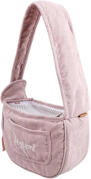 Pet Carrier Bag Small Dog Small Dog Puppy Cat Carrying Bag Purse Pouch - for Pooch Doggy Doggie Yorkie Chihuahua Baby (Pink)