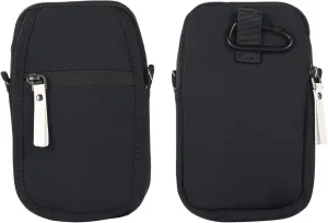 Phone Funny Pack Small Crossbody Bag Compatible with Men,Women Phone Purse Mini Messenger Bag Shoulder Bag Carry Bag Phone Holster(Black)