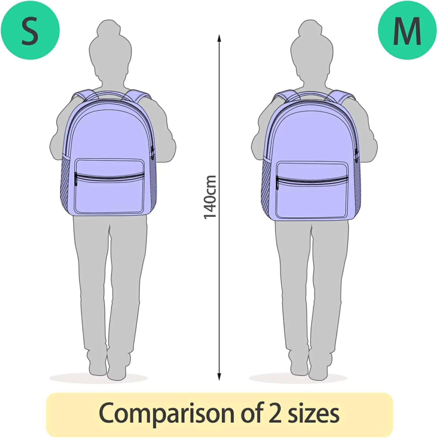 Pink Sugar Granule Large Kids Backpack with Personalized Label Full-Print Design Reinforced Twill & Soft Peach Lining, Great for Elementary School Camping Weekend Outings