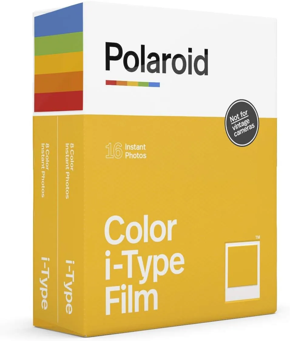 Polaroid Originals Now I-Type Instant Camera and Film Bundle - Everything Box Black (6026)