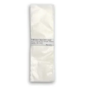 Pollination Bags (Crossing Bags), Thin Type, 6cm×19cm(Extra Small), 100pcs, High Functional Nonwoven Bags for Plant Flower for Biological Research Purpose