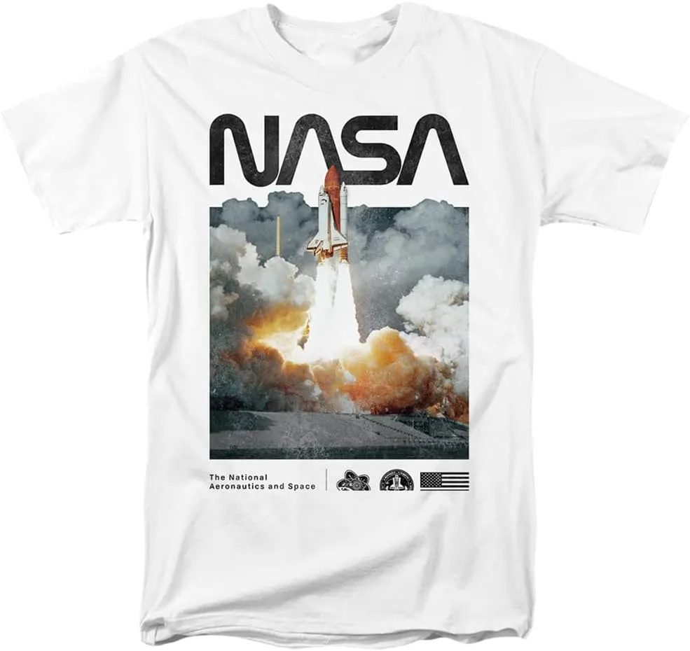 Popfunk Classic NASA Lift Off Unisex Adult T Shirt