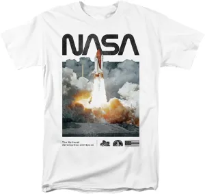 Popfunk Classic NASA Lift Off Unisex Adult T Shirt