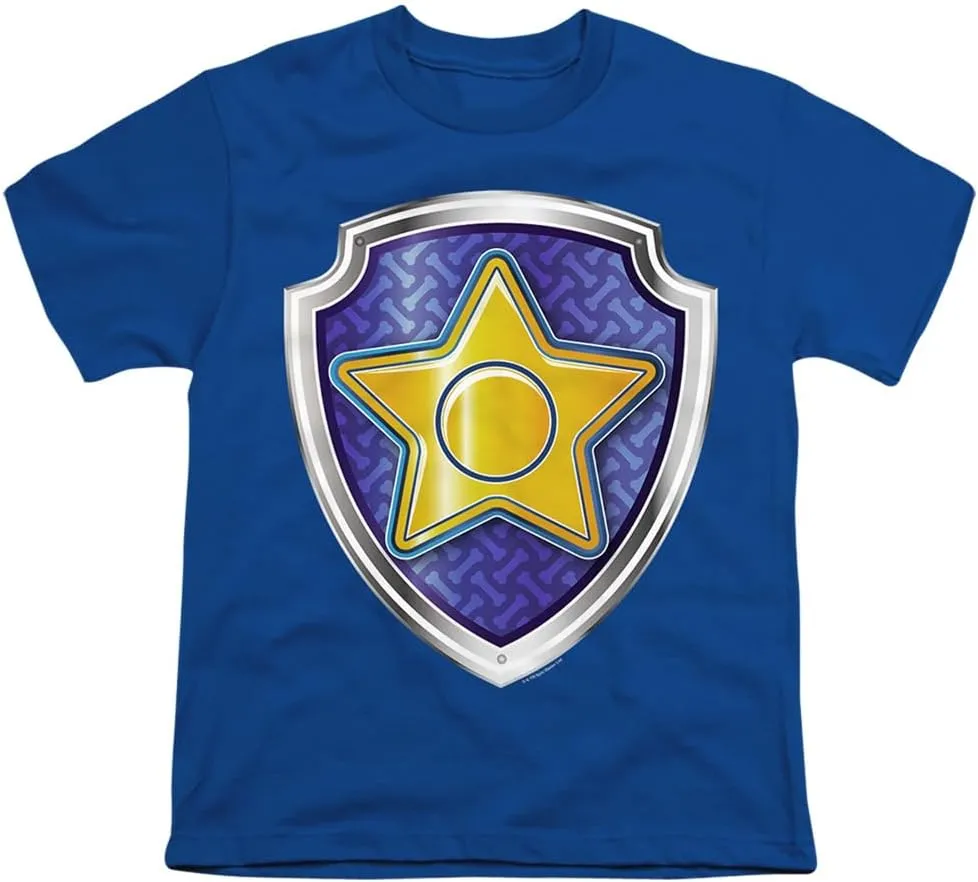 Popfunk Classic Paw Patrol Badges Kids T-Shirt for Youth Toddler Boys and Girls Collection